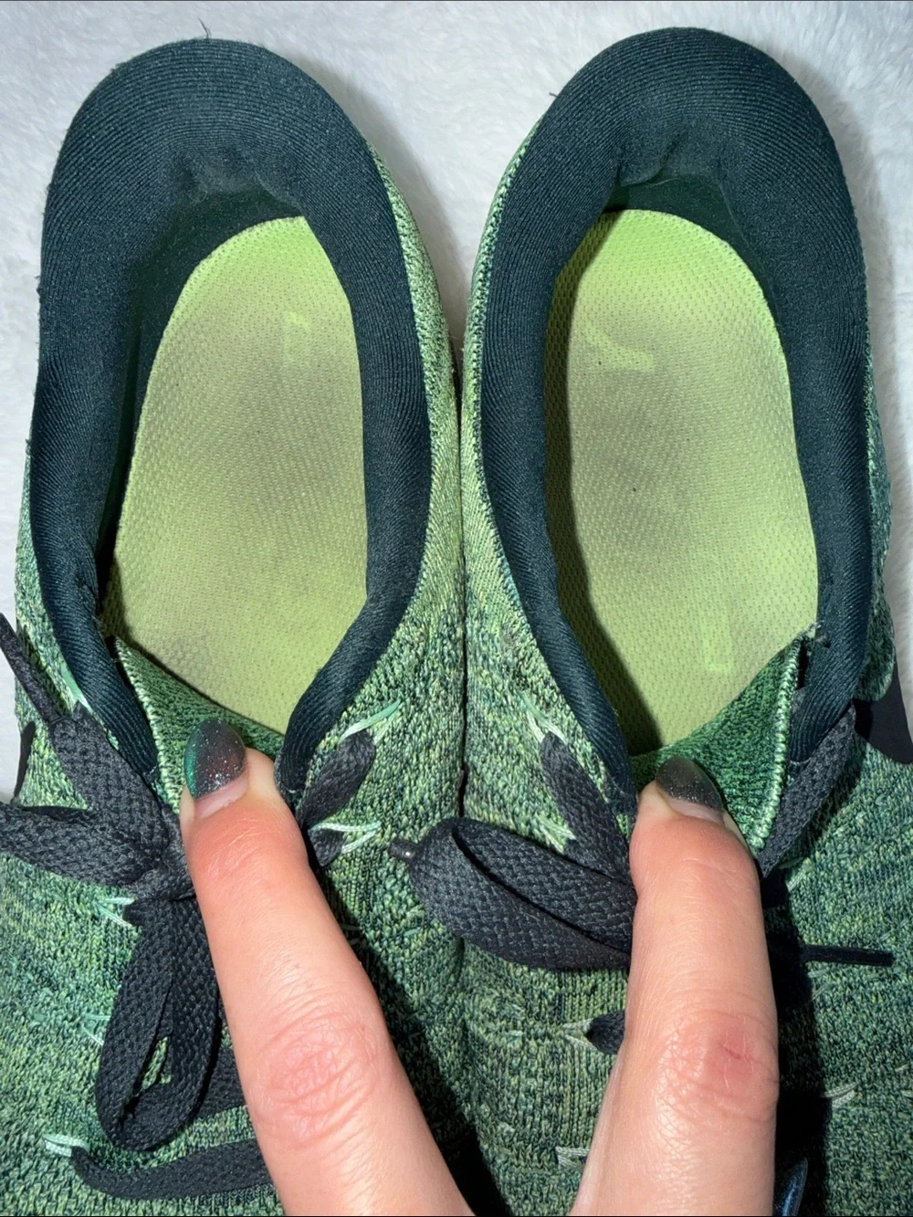 Nike Men’s LunarEpic Low Flyknit Running Sneakers in Seaweed
